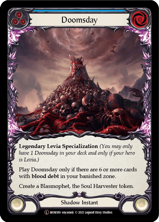 Flesh And Blood Flesh And Blood Single Doomsday [U-MON189-RF] Unlimited Rainbow Foil