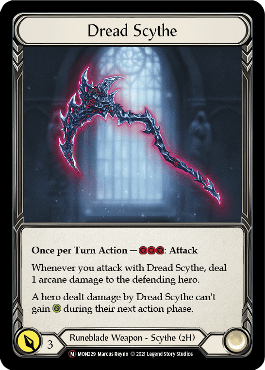 Flesh And Blood Flesh And Blood Single Dread Scythe [U-MON229] Unlimited Normal