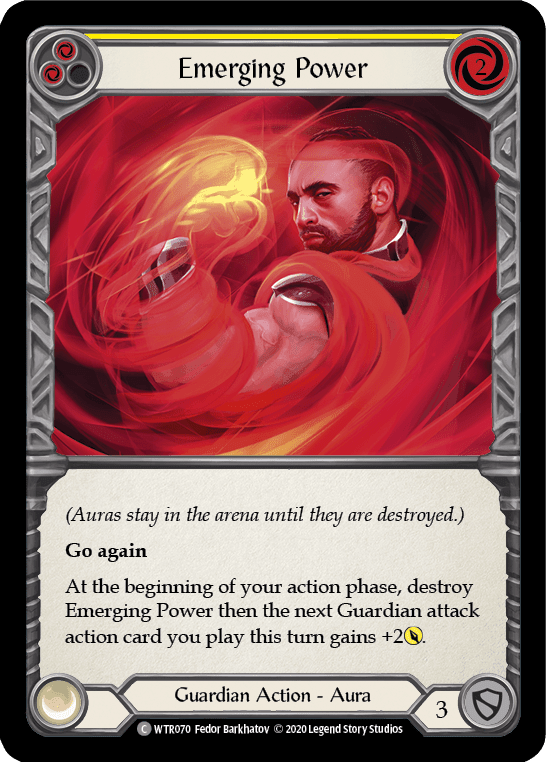 Flesh And Blood Flesh And Blood Single Emerging Power (Yellow) [U-WTR070] Unlimited Normal