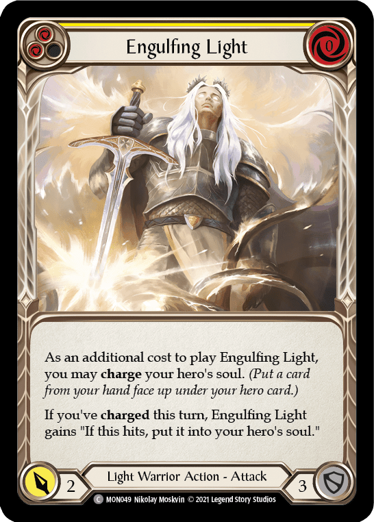 Flesh And Blood Flesh And Blood Single Engulfing Light (Yellow) [MON049] 1st Edition Normal