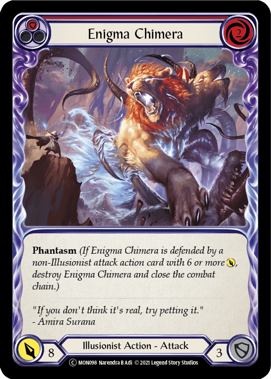 Flesh And Blood Flesh And Blood Single Enigma Chimera (Red) [U-MON098] Unlimited Normal