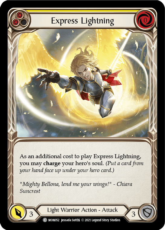 Flesh And Blood Flesh And Blood Single Express Lightning (Yellow) [MON052] 1st Edition Normal