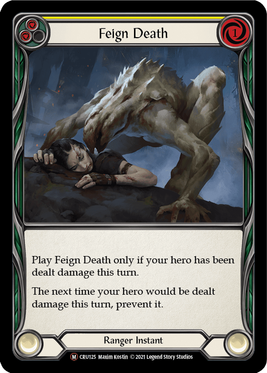 Flesh And Blood Flesh And Blood Single Feign Death [U-CRU125-RF] Unlimited Rainbow Foil
