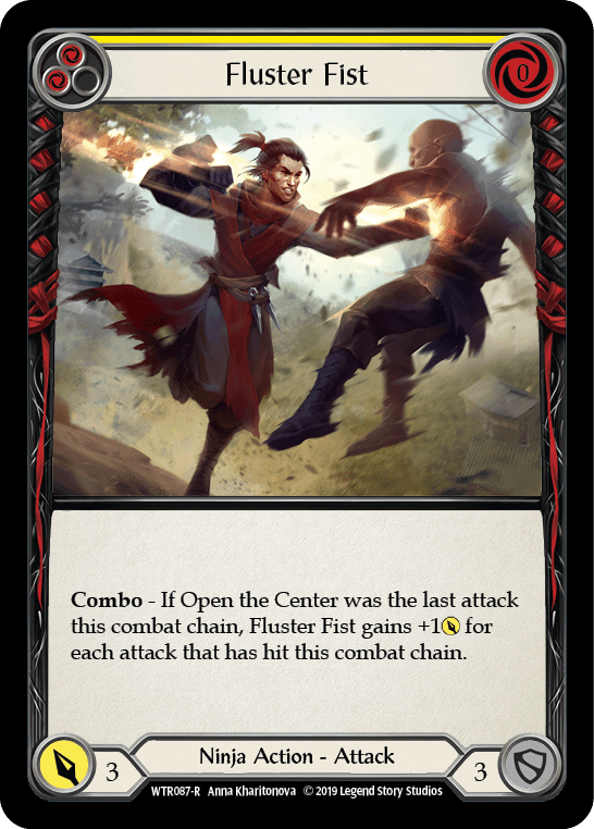 Flesh And Blood Flesh And Blood Single Fluster Fist (Yellow) [WTR087-R] Alpha Print Normal