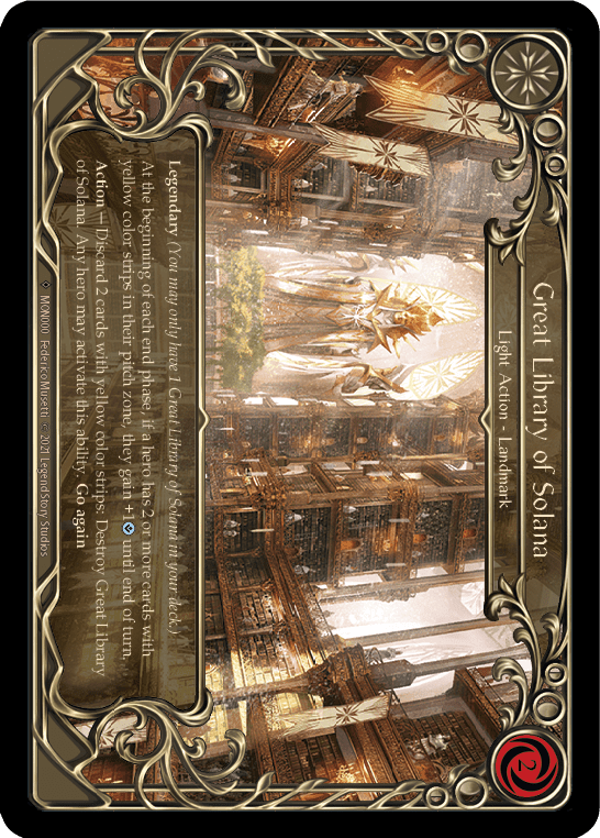 Flesh And Blood Flesh And Blood Single Great Library of Solana [U-MON000-RF] Unlimited Rainbow Foil