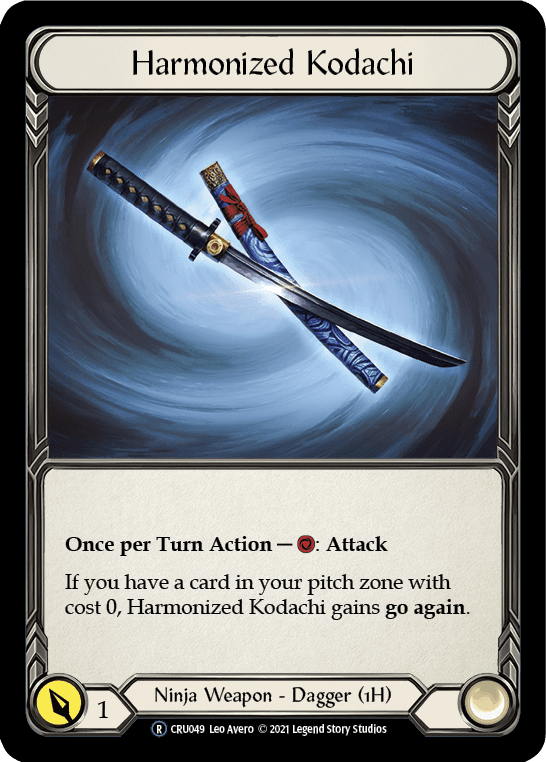 Flesh And Blood Flesh And Blood Single Harmonized Kodachi [U-CRU049-RF] Unlimited Rainbow Foil