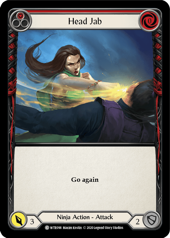 Flesh And Blood Flesh And Blood Single Head Jab (Red) [U-WTR098] Unlimited Rainbow Foil