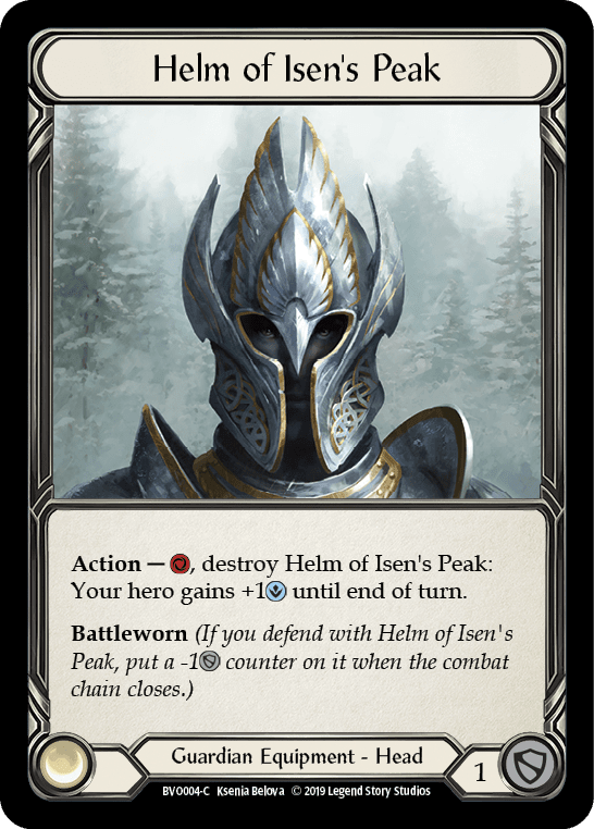 Flesh And Blood Flesh And Blood Single Helm of Isen's Peak [BVO004-C] 1st Edition Normal
