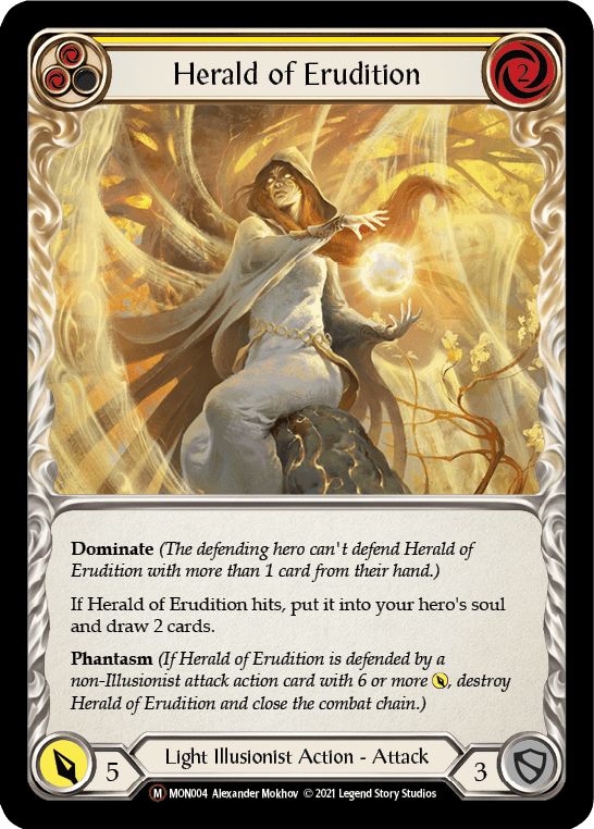 Flesh And Blood Flesh And Blood Single Herald of Erudition [U-MON004-RF] Unlimited Rainbow Foil