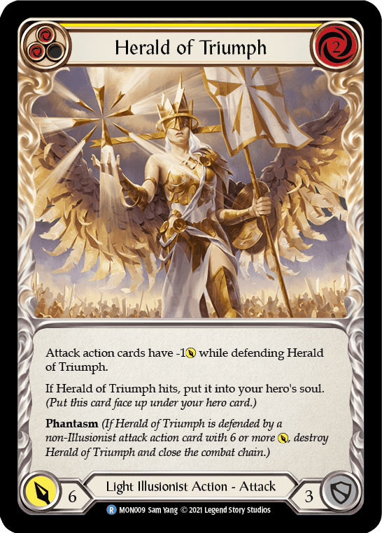 Flesh And Blood Flesh And Blood Single Herald of Triumph (Yellow) [MON009] 1st Edition Normal