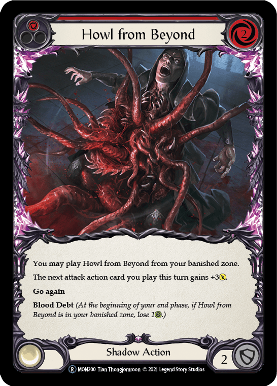 Flesh And Blood Flesh And Blood Single Howl from Beyond (Red) [U-MON200] Unlimited Normal