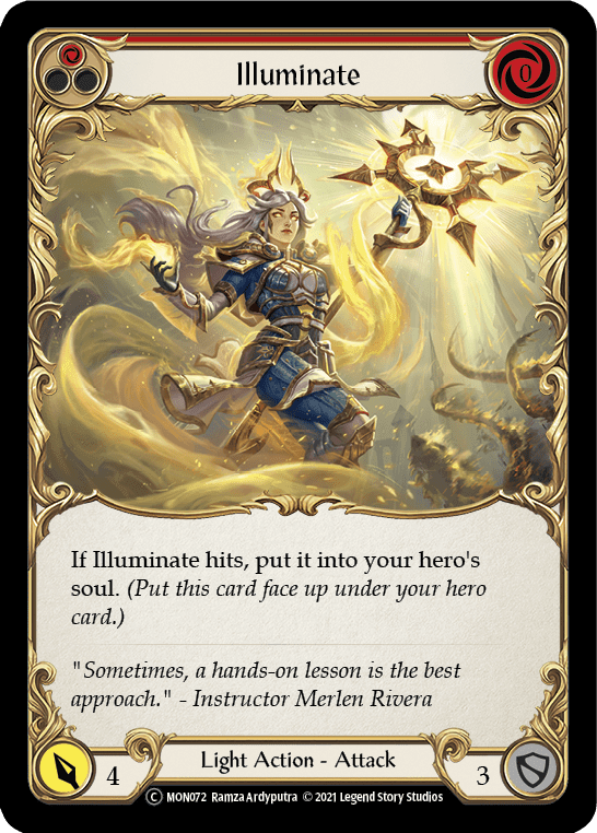 Flesh And Blood Flesh And Blood Single Illuminate (Red) [U-MON072] Unlimited Normal