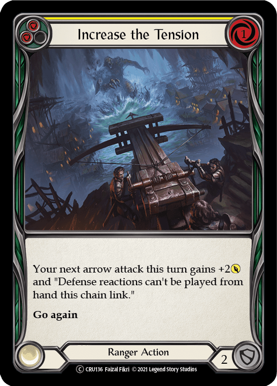Flesh And Blood Flesh And Blood Single Increase the Tension (Yellow) [U-CRU136-RF] Unlimited Rainbow Foil