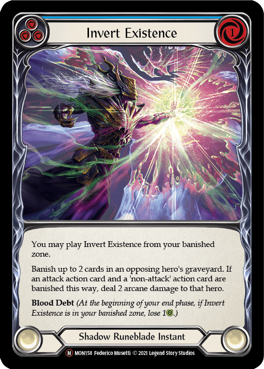 Flesh And Blood Flesh And Blood Single Invert Existence [U-MON158-RF] Unlimited Rainbow Foil