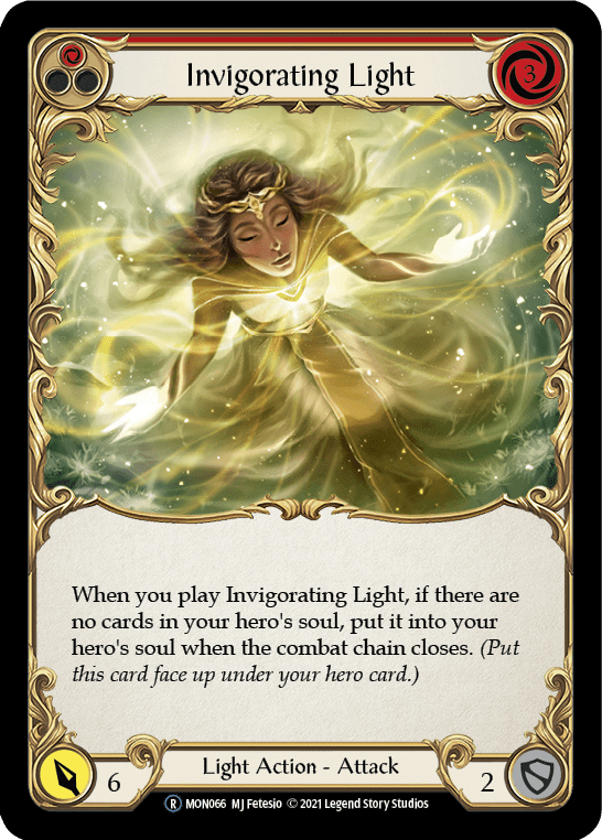 Flesh And Blood Flesh And Blood Single Invigorating Light (Red) [U-MON066-RF] Unlimited Rainbow Foil