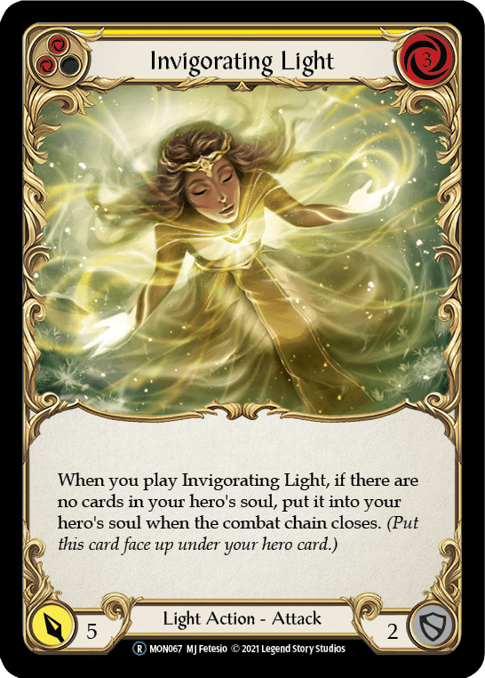 Flesh And Blood Flesh And Blood Single Invigorating Light (Yellow) [U-MON067-RF] Unlimited Rainbow Foil