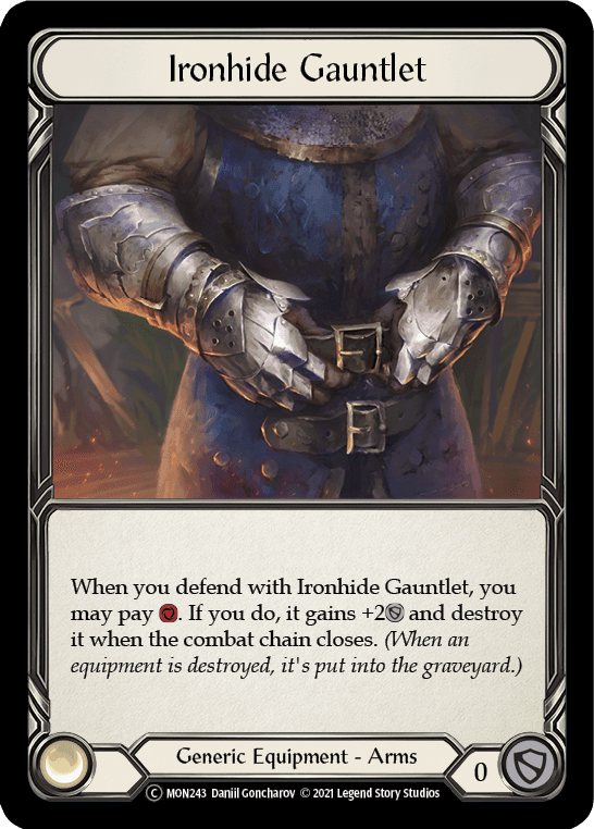 Flesh And Blood Flesh And Blood Single Ironhide Gauntlet [U-MON243] Unlimited Normal