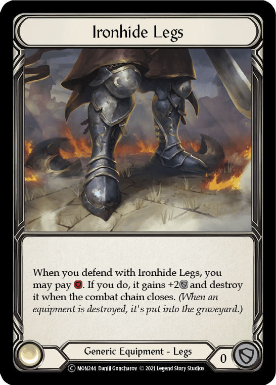 Flesh And Blood Flesh And Blood Single Ironhide Legs [U-MON244-RF] Unlimited Rainbow Foil