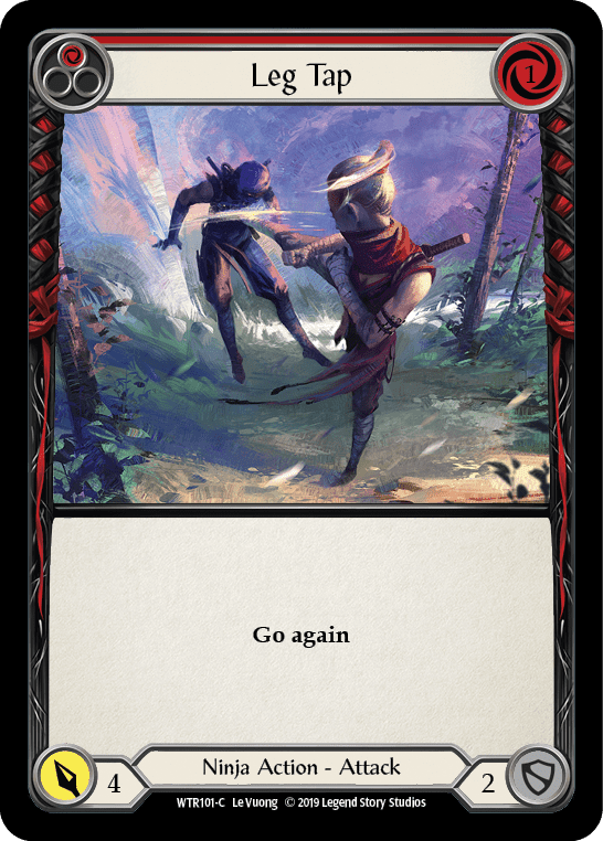 Flesh And Blood Flesh And Blood Single Leg Tap (Red) [WTR101-C] Alpha Print Normal