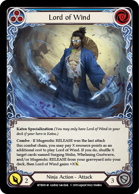 Flesh And Blood Flesh And Blood Single Lord of Wind [WTR081-M] Alpha Print Normal