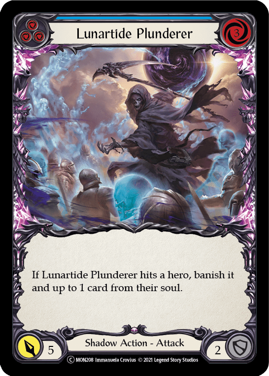 Flesh And Blood Flesh And Blood Single Lunartide Plunderer (Blue) [U-MON208] Unlimited Normal