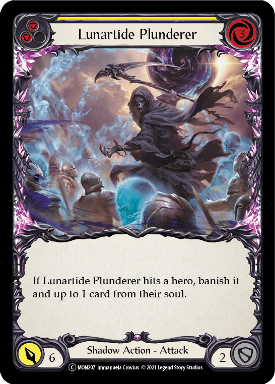 Flesh And Blood Flesh And Blood Single Lunartide Plunderer (Yellow) [U-MON207] Unlimited Normal