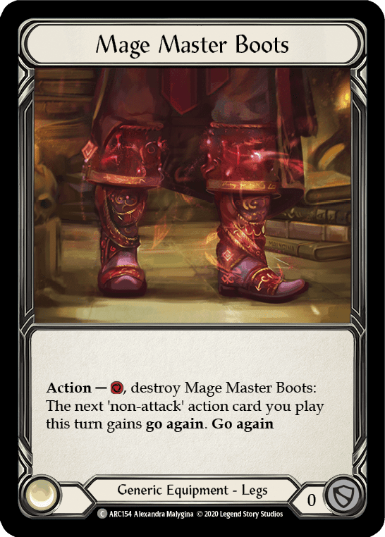 Flesh And Blood Flesh And Blood Single Mage Master Boots [U-ARC154] Unlimited Rainbow Foil