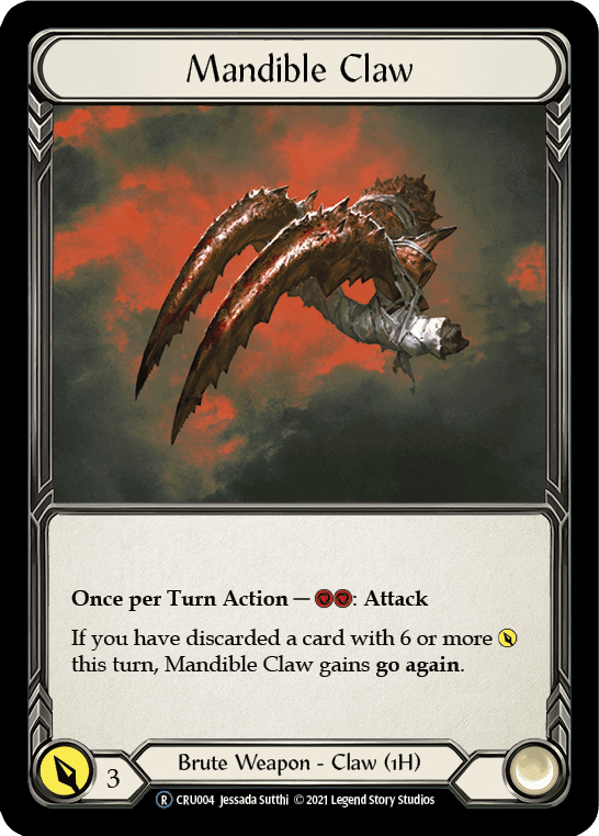 Flesh And Blood Flesh And Blood Single Mandible Claw [U-CRU004] Unlimited Normal