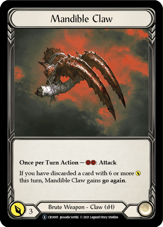 Flesh And Blood Flesh And Blood Single Mandible Claw [U-CRU005] Unlimited Normal