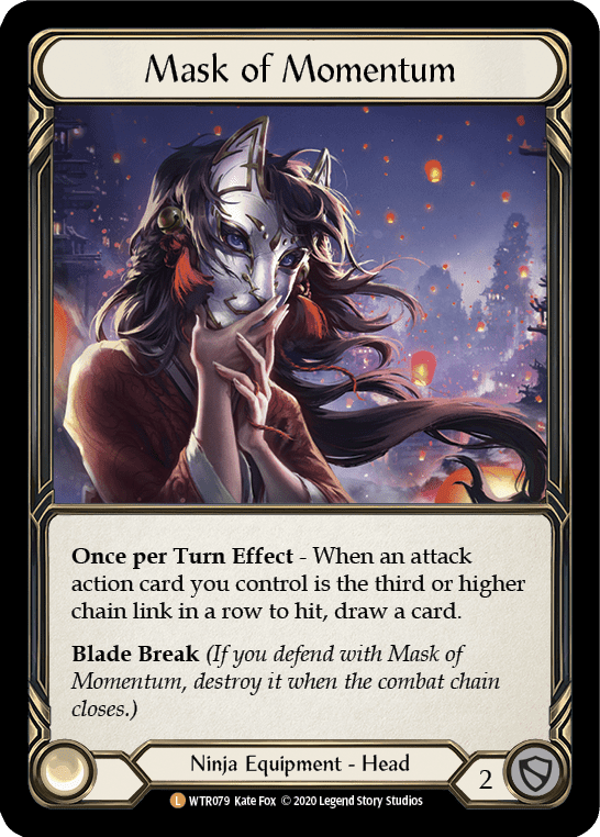 Flesh And Blood Flesh And Blood Single Mask of Momentum [U-WTR079] Unlimited Rainbow Foil