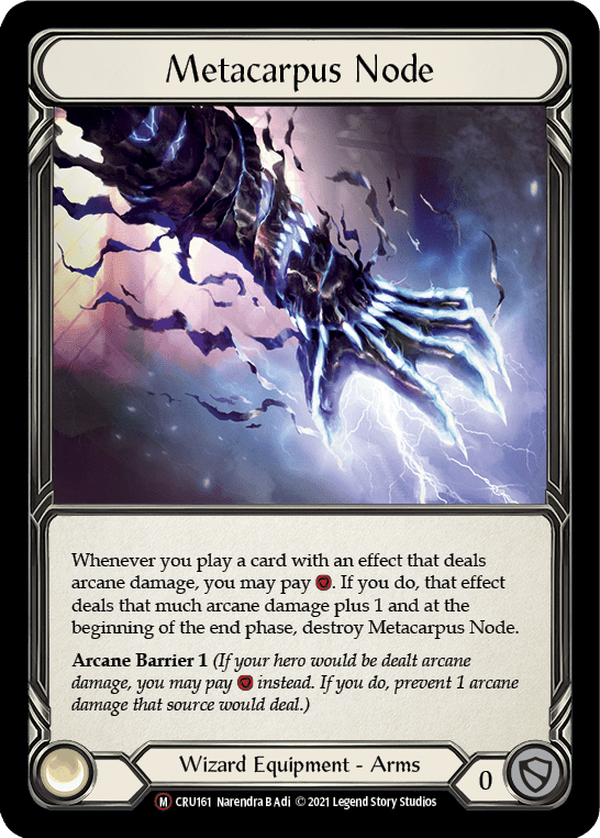 Flesh And Blood Flesh And Blood Single Metacarpus Node [U-CRU161-RF] Unlimited Rainbow Foil