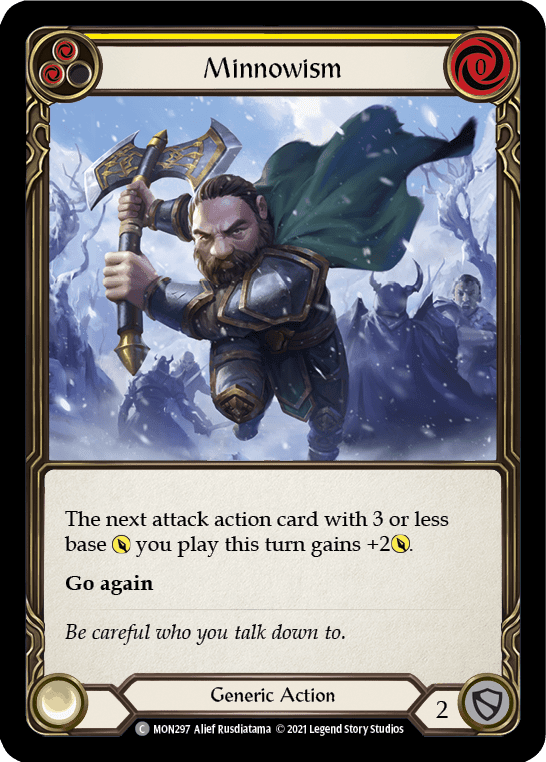 Flesh And Blood Flesh And Blood Single Minnowism (Yellow) [MON297-RF] 1st Edition Rainbow Foil