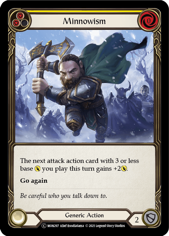Flesh And Blood Flesh And Blood Single Minnowism (Yellow) [U-MON297-RF] Unlimited Rainbow Foil