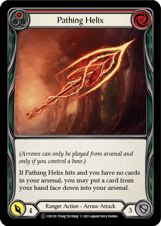 Flesh And Blood Flesh And Blood Single Pathing Helix (Red) [U-CRU129] Unlimited Normal