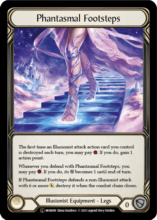 Flesh And Blood Flesh And Blood Single Phantasmal Footsteps [U-MON089-RF] Unlimited Rainbow Foil