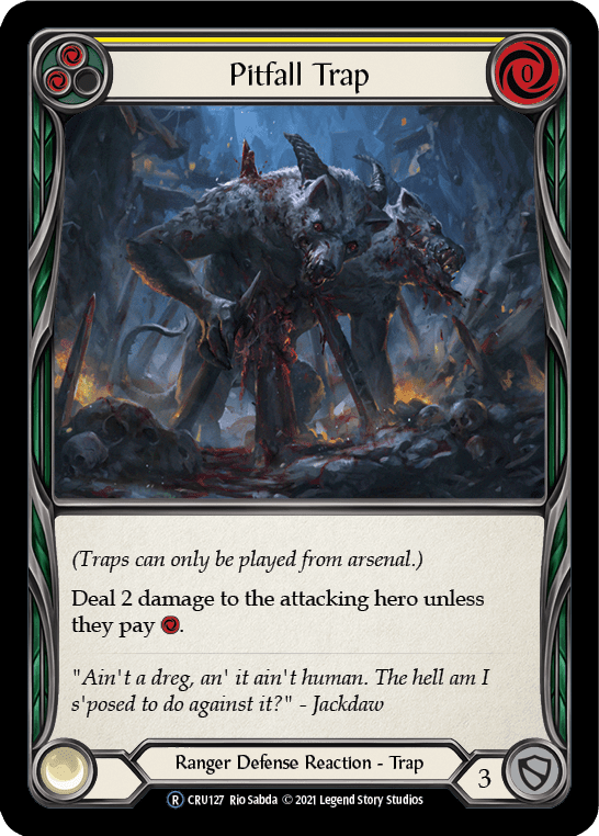 Flesh And Blood Flesh And Blood Single Pitfall Trap [U-CRU127] Unlimited Normal