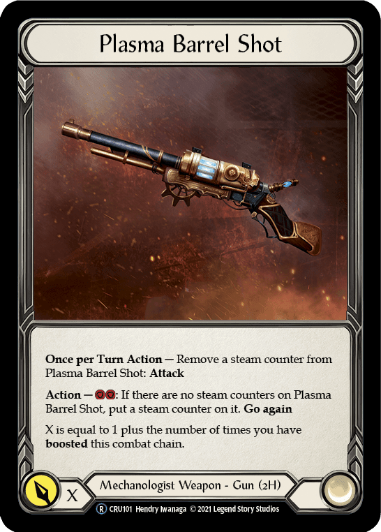 Flesh And Blood Flesh And Blood Single Plasma Barrel Shot [U-CRU101-RF] Unlimited Rainbow Foil
