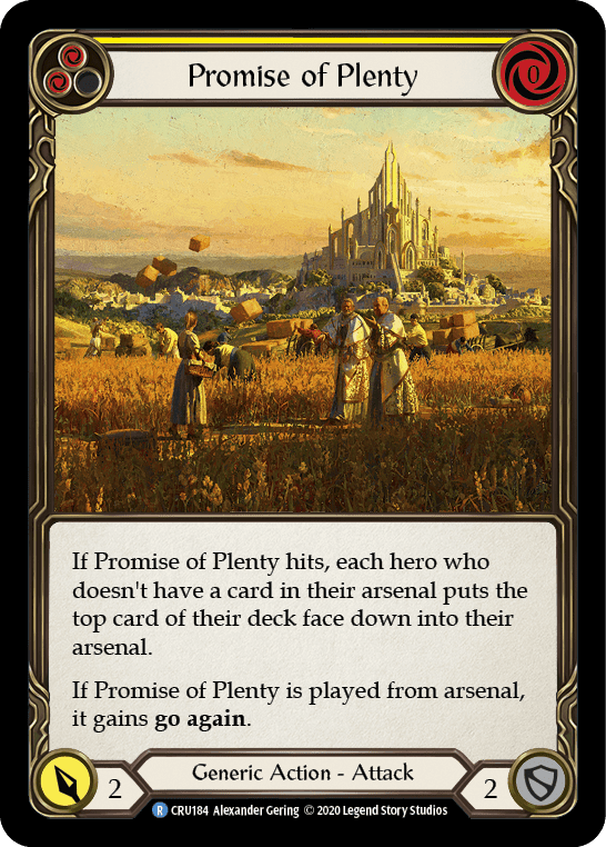 Flesh And Blood Flesh And Blood Single Promise of Plenty (Yellow) [CRU184] 1st Edition Normal