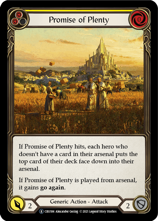 Flesh And Blood Flesh And Blood Single Promise of Plenty (Yellow) [U-CRU184] Unlimited Normal