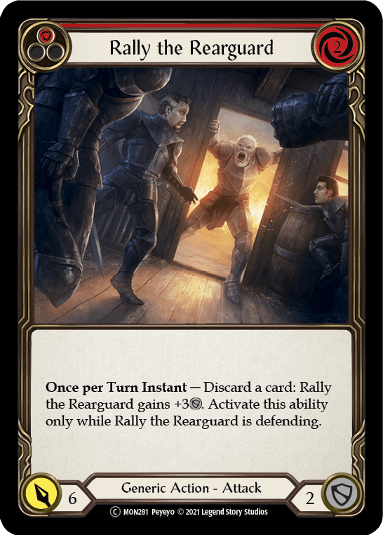 Flesh And Blood Flesh And Blood Single Rally the Rearguard (Red) [U-MON281-RF] Unlimited Rainbow Foil