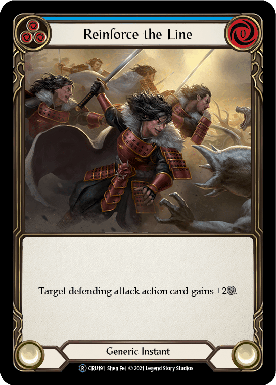 Flesh And Blood Flesh And Blood Single Reinforce the Line (Blue) [U-CRU191] Unlimited Normal