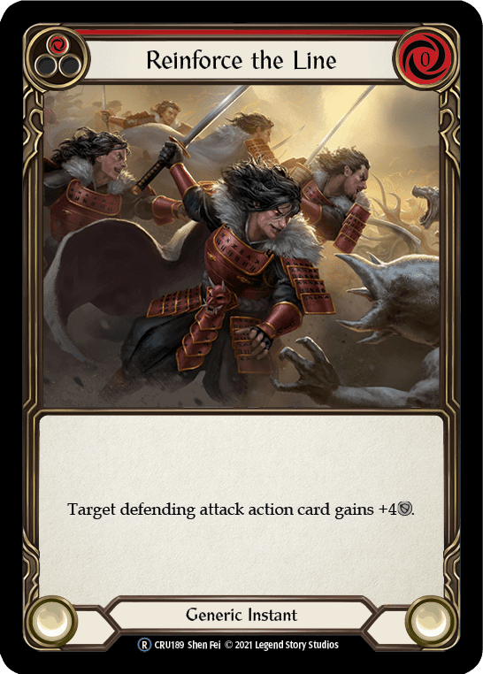 Flesh And Blood Flesh And Blood Single Reinforce the Line (Red) [U-CRU189] Unlimited Normal