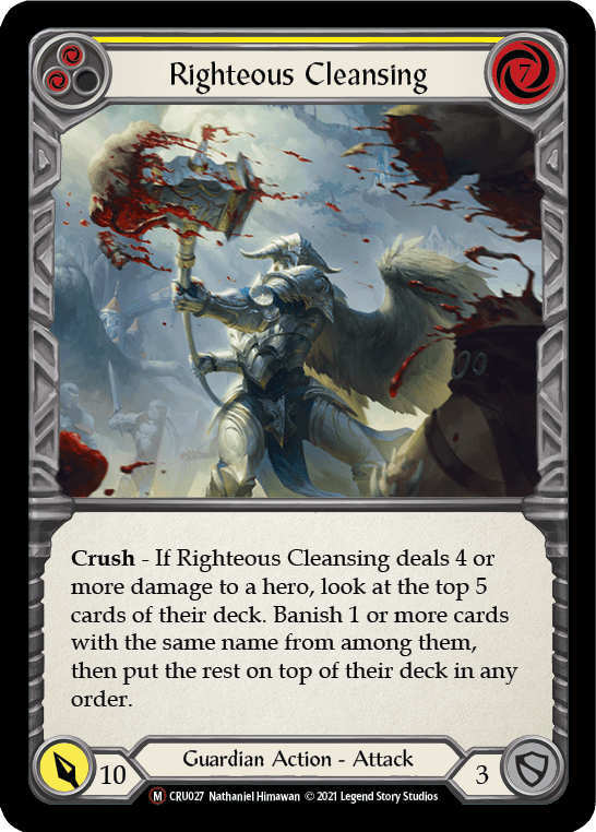 Flesh And Blood Flesh And Blood Single Righteous Cleansing [U-CRU027-RF] Unlimited Rainbow Foil