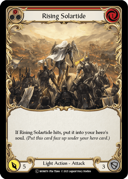Flesh And Blood Flesh And Blood Single Rising Solartide (Red) [U-MON078] Unlimited Normal