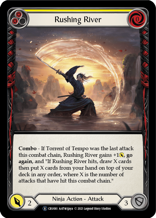 Flesh And Blood Flesh And Blood Single Rushing River (Yellow) [U-CRU061] Unlimited Normal