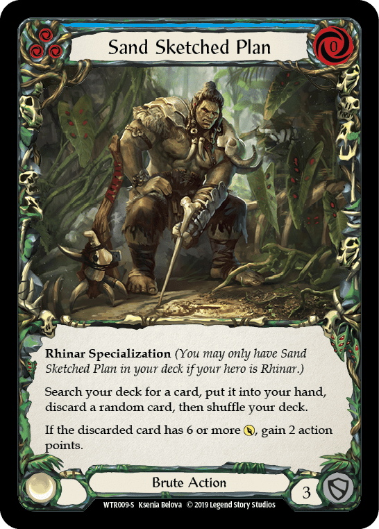 Flesh And Blood Flesh And Blood Single Sand Sketched Plan [WTR009-S] Alpha Print Normal