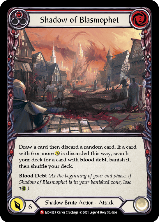 Flesh And Blood Flesh And Blood Single Shadow of Blasmophet [MON125] 1st Edition Normal