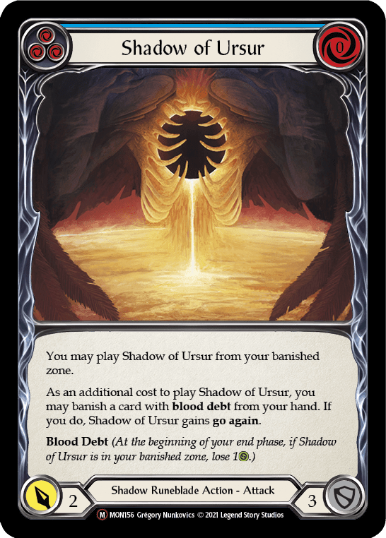 Flesh And Blood Flesh And Blood Single Shadow of Ursur [U-MON156] Unlimited Normal