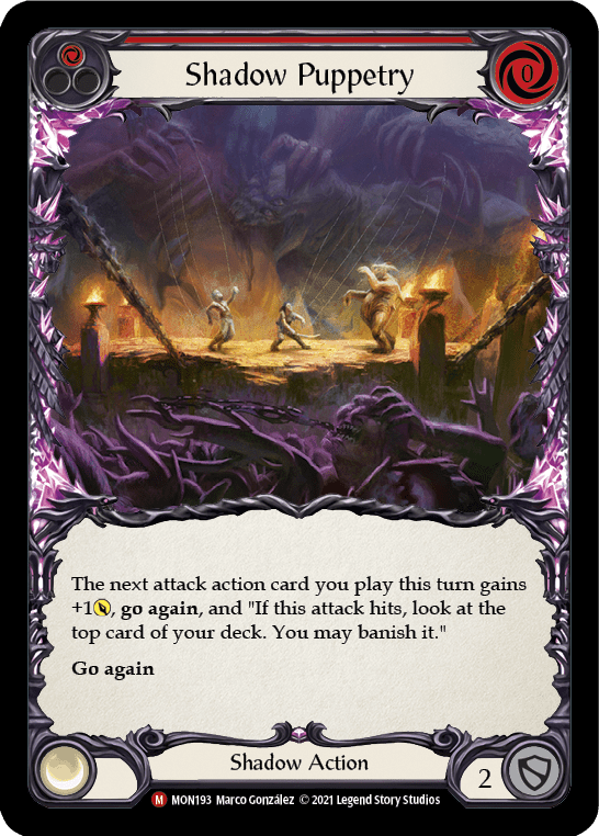 Flesh And Blood Flesh And Blood Single Shadow Puppetry [MON193-RF] 1st Edition Rainbow Foil