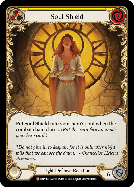 Flesh And Blood Flesh And Blood Single Soul Shield [MON063] 1st Edition Normal